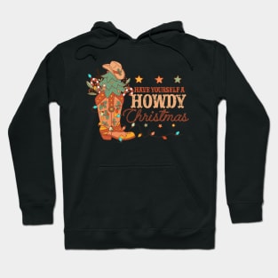 Have Yourself A Howdy Christmas Western Holiday Theme Hoodie